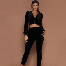 Women 2 Piece Outfits Long Sleeve Casual Suits Casual Sweatshirt And Pants  Set Tracksuit